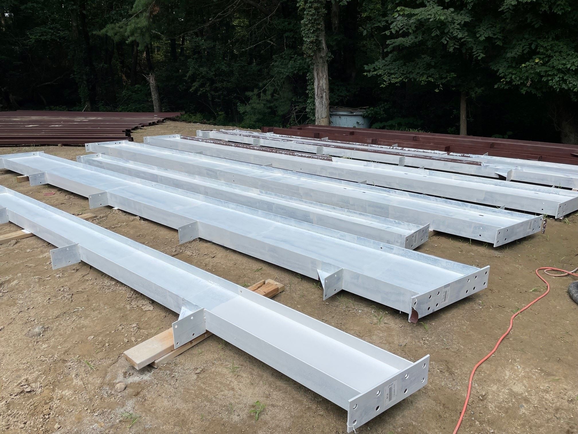Structure Steel Members for New Maintenance Garage